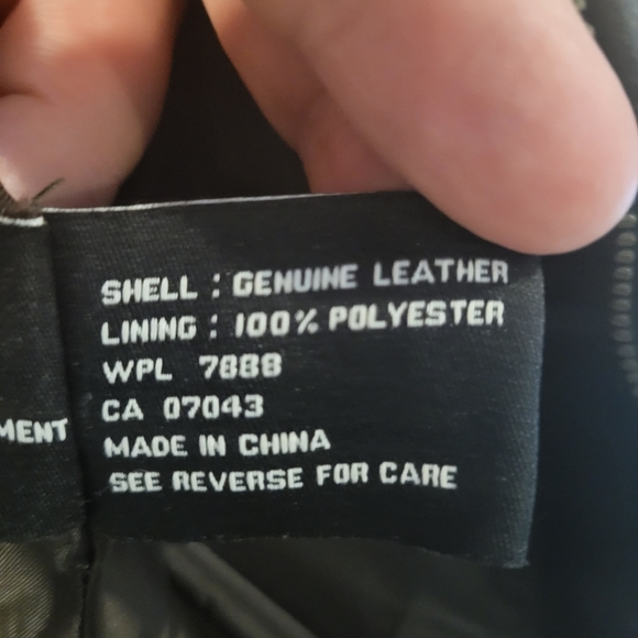 Anne Klein vintage woman's leather jacket size small retro - Picture 5 of 5